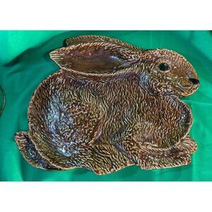 Fresolone Ceramic Bunny Platter